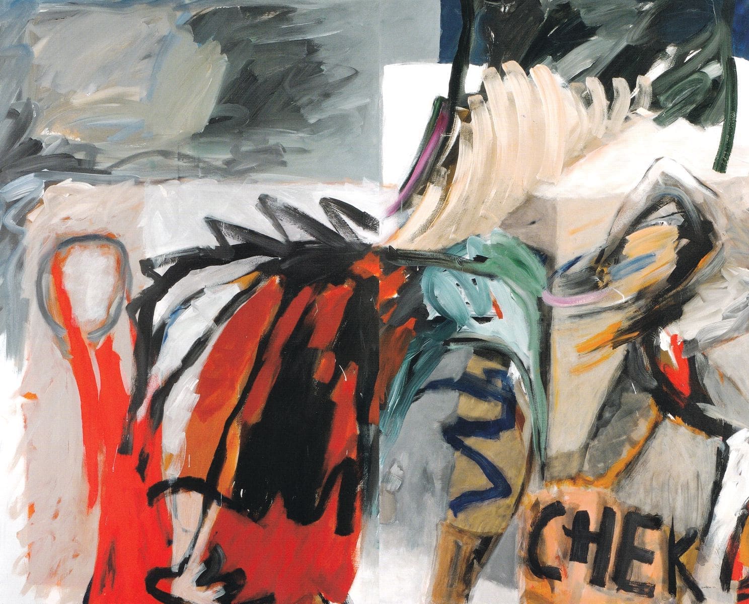 Gemälde: Check | 2000