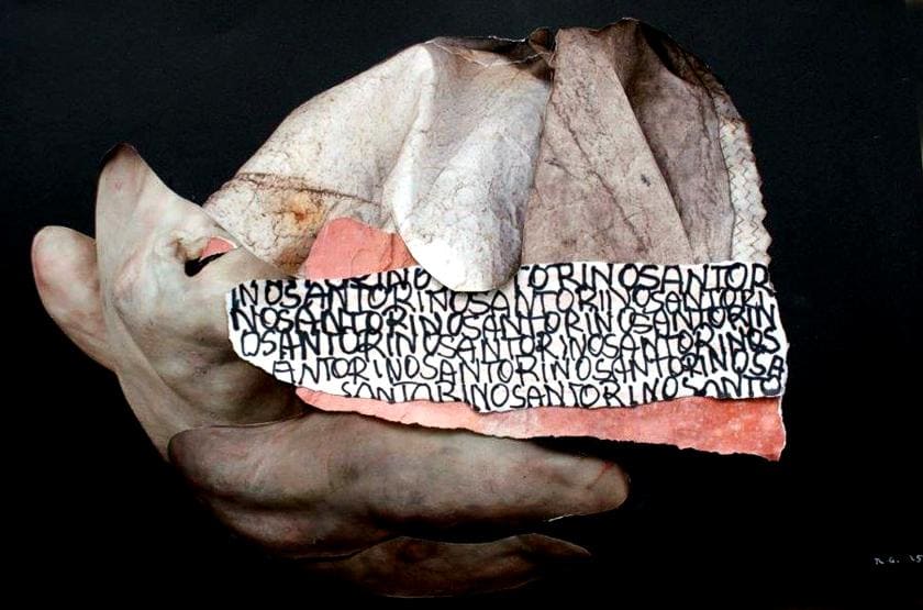 Santorino - ein Collage von Ronny Goerner