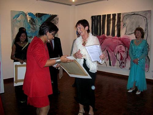 Ronny Goertner: Ausstellung in Delhi 07