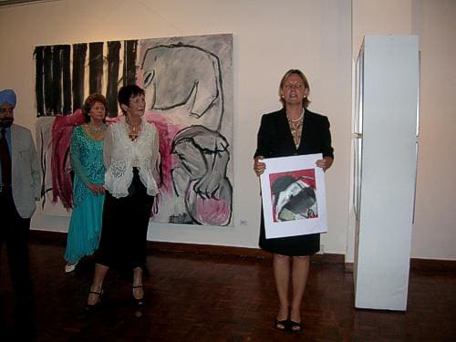 Ronny Goertner: Ausstellung in Delhi 08